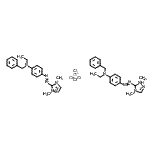 CAS 登录号：72379-36-3， 二[5-({4-[苄基(乙基)氨基]苯基}偶氮)-1,4-二甲基-4,5-二氢-1H-1,2,4-三唑-1-鎓]四氯锌酸盐(2-)