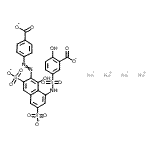 CAS 登录号：72379-53-4， 四钠5-({7-[(4-羧基苯基)偶氮]-8-羟基-3,6-二磺酸-1-萘基}氨基磺酰基)-2-羟基苯甲酸酯