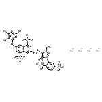 CAS 登录号：72379-61-4， 四钠3-{[1-(2,5-二磺酸苯基)-3-甲基-5-氧代-4,5-二氢-1H-吡唑-4-基]偶氮}-7-[(2,5,6-三氯-4-嘧啶基)氨基]-1,5-萘二磺酸酯