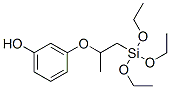 CAS 登录号：72391-25-4， 3-(1-甲基-2-(三乙氧基硅烷基)乙氧基)-苯酚