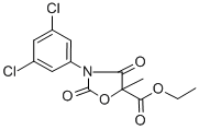 CAS 登录号:72391-46-9, 3-(3,5-二氯苯基)-5-甲基-2,4-二氧代-1,3-恶唑烷-5-羧酸乙酯