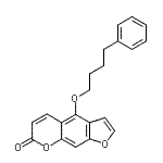 CAS#: 724709-68-6, 4-(4-Phenylbutoxy)-7H-furo[3,2-g]chromen-7-one