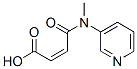 CAS 登录号：7252-23-5， (Z)-3-(吡啶-3-基甲基氨基甲酰)丙-2-烯酸