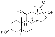 CAS#: 7252-91-7, 5-beta-Pregnan-3alpha,11beta,17-Triol-20-One