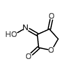 CAS 登录号：725203-12-3， (3Z)-3-(羟基亚胺)-2,4(3H,5H)-呋喃二酮