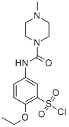 CAS 登录号：725234-38-8， 2-乙氧基-5-[[(4-甲基-1-哌嗪基)羰基]氨基]-苯磺酰氯