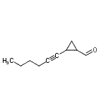 CAS 登录号：72536-26-6， 2-(1-己炔-1-基)环丙烷甲醛