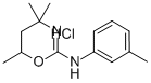 CAS 登录号:72549-86-1, 4,4,6-三甲基-N-(3-甲基苯基)-5,6-二氢-1,3-恶嗪-2-胺盐酸盐