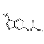 CAS 登录号：72550-39-1， 1-(1-甲基-1H-苯并咪唑-5-基)脲