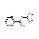 CAS 登录号：725736-24-3， 环戊基2-吡啶甲亚氨酸酯