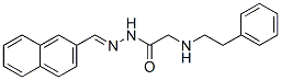 CAS 登录号：72606-62-3， N-(萘-2-基亚甲基氨基)-2-(2-苯基乙基氨基)乙酰胺