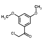 CAS 登录号：72612-04-5， 2-氯-1-(3,5-二甲氧基苯基)乙酮