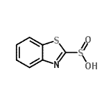 CAS 登录号：72733-80-3， 1,3-苯并噻唑-2-亚磺酸
