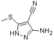 CAS#: 72760-85-1, 3-Amino-5-(Methylthio)-1H-Pyrazole-4-Carbonitrile