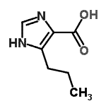 CAS 登录号：727650-38-6， 4-丙基-1H-咪唑-5-羧酸