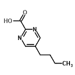 CAS#: 72790-09-1, 5-Butyl-2-pyrimidinecarboxylic acid