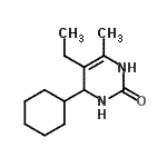 CAS 登录号：728004-21-5， 4-环己基-5-乙基-6-甲基-3,4-二氢-2(1H)-嘧啶酮