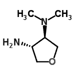 CAS 登录号：728008-13-7， (3R,4R)-N,N-二甲基四氢-3,4-呋喃二胺
