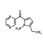 CAS 登录号：728008-79-5， (1-氨基-5-乙基-1H-吡咯-2-基)(2-吡嗪基)甲酮