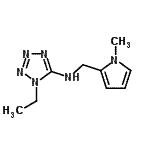 CAS 登录号：728030-56-6， 1-乙基-N-[(1-甲基-1H-吡咯-2-基)甲基]-1H-四唑-5-胺