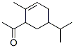 CAS#: 72808-15-2, 1-(2-Methyl-5-Propan-2-Yl-1-Cyclohex-2-Enyl)Ethanone