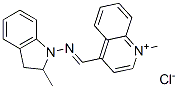 CAS#: 72828-74-1, N-(2-Methyl-2,3-Dihydroindol-1-Yl)-1-(1-Methylquinolin-1-Ium-4-Yl)Methanimine Chloride