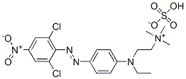 CAS#: 72828-75-2, 2-[[4-(2,6-Dichloro-4-Nitrophenyl)Diazenylphenyl]-Ethylamino]Ethyl-Trimethylazanium Sulfate