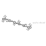 CAS 登录号：72828-86-5， 六钠3,3'-{1,2-乙烯二基二[(3-磺酸-4,1-亚苯基)-2,1-二氮烯二基(2-甲基-4,1-亚苯基)-2,1-二氮烯二基]}二(1,5-萘二磺酸酯)