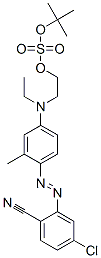 CAS 登录号：72828-97-8， 2-[[4-(5-氯-2-氰基苯基)偶氮-3-甲基苯基]-乙基氨基]乙基-三甲基铵硫酸甲酯盐
