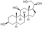 CAS#: 7285-27-0, 5alpha-Pregnan-3beta,11beta,20beta,21-Tetrol