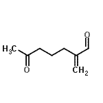 CAS 登录号：728878-67-9， 2-亚甲基-6-氧代庚烷醛