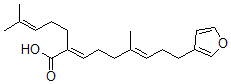 CAS#: 72943-98-7, (2E,6E)-9-Furan-3-Yl-6-Methyl-2-(4-Methylpent-3-Enyl)Nona-2,6-Dienoic Acid