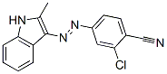 CAS 登录号：72953-48-1， 2-氯-4-[(2Z)-2-(2-甲基吲哚-3-亚基)肼基]苯甲腈