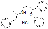 CAS 登录号:72962-58-4, 3-苯氧基-3-苯基-N-(1-苯基丙烷-2-基)丙-1-胺盐酸盐