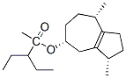 CAS 登录号：73003-91-5， [3S-(3alpha,5alpha,8alpha)]-1-甲基-1-(1,2,3,4,5,6,7,8-八氢-3,8-二甲基薁-5-基)乙基丁酸酯
