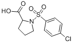 CAS#: 73096-27-2, 1-(4-Chloro-Benzenesulfonyl)-Pyrrolidine-2-Carboxylic Acid