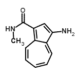 CAS 登录号：730977-52-3， 3-氨基-N-甲基-1-薁甲酰胺