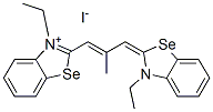 CAS 登录号：7310-87-4， 3-乙基-2-[3-(3-乙基-3H-苯并硒唑-2-亚基)异丁-1-烯基]苯并硒唑鎓碘化物