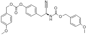 CAS#: 73148-72-8, N,O-Bis(4-Methoxybenzyloxycarbonyl)-(S)-2-Amino-3-(4-Hydroxyphenyl)-Propionitrile
