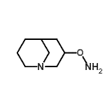 CAS 登录号：731762-10-0， 3-(氨基氧基)-1-氮杂双环[3.3.1]壬烷