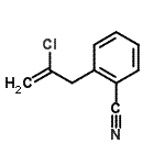 CAS 登录号：731772-23-9， 2-(2-氯-2-丙烯-1-基)苯甲腈