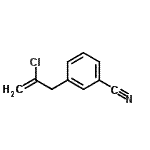 CAS 登录号：731772-69-3， 3-(2-氯-2-丙烯-1-基)苯甲腈
