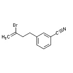 CAS 登录号：731772-72-8， 3-(3-溴-3-丁烯-1-基)苯甲腈