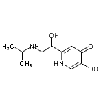 CAS 登录号：732194-12-6， 5-羟基-2-[1-羟基-2-(异丙基氨基)乙基]-4(1H)-吡啶酮
