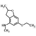 CAS#: 732197-84-1, 6-Ethoxy-N,2-dimethyl-2,3-dihydro-1-benzofuran-4-amine