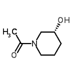 CAS#: 732245-90-8, 1-[(3R)-3-Hydroxy-1-piperidinyl]ethanone