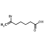 CAS 登录号：732248-47-4， 6-溴-6-庚烯酸