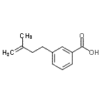 CAS 登录号：732249-43-3， 3-(3-甲基-3-丁烯-1-基)苯甲酸