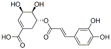 CAS 登录号:73263-62-4, (3R-(3alpha,4alpha,5beta))-5-((3-(3,4-二羟基苯基)-1-氧代-2-丙烯基)氧基)-3,4-二羟基-1-环己烯-1-羧酸