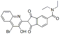 CAS#: 73287-55-5, 2-(4-Bromo-3-Hydroxyquinolin-2-Yl)-N,N-Diethyl-1,3-Dioxoindene-5-Carboxamide